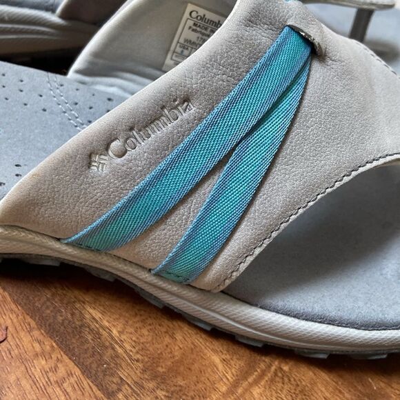 Columbia Women's Gray and Blue Sandals - Picture 6 of 10